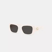 Maxi Sculpted C Oversized Rectangle Sunglasses