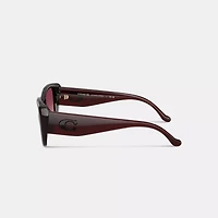 Maxi Sculpted C Oversized Rectangle Sunglasses