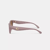 C Hardware Square Cat Eye Sunglasses