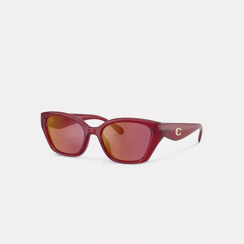 C Hardware Square Cat Eye Sunglasses