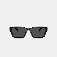 Maxi Sculpted C Narrow Square Sunglasses