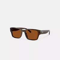 Maxi Sculpted C Narrow Square Sunglasses