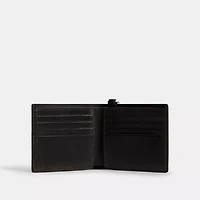 Double Billfold Wallet With Chain In Loved Leather