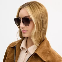 Metal Pilot Sunglasses