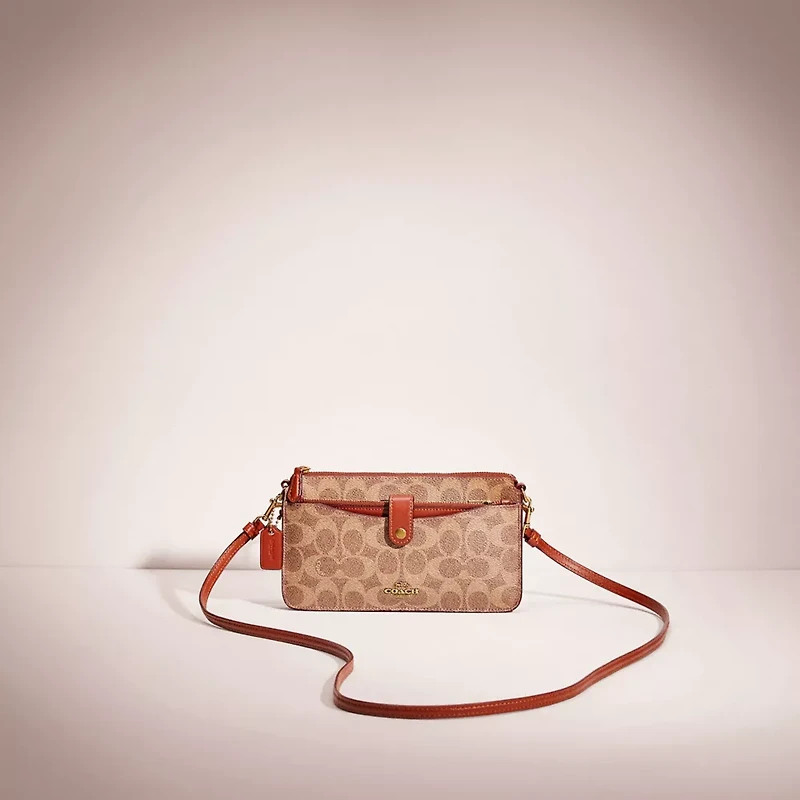 Restored Noa Pop Up Messenger In Colorblock Signature Canvas