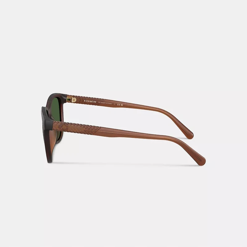 Textured Square Sunglasses
