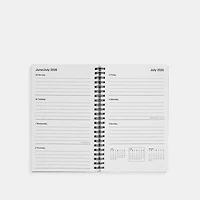 2025   2026 6 X8 Spiral Diary Book