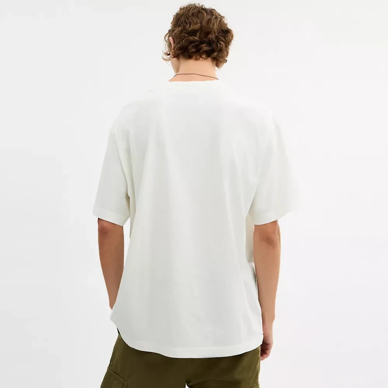 Collage Train Relaxed T Shirt Organic Cotton