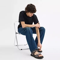 Platform Sandal Signature Jacquard