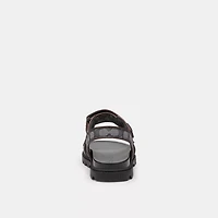 Platform Sandal Signature Jacquard