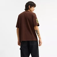 Coach Graphic Relaxed T Shirt Organic Cotton