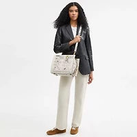 Coach X Peanuts Rogue Bag With Newspaper Print