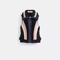 Restored Reversible Shearling Vest