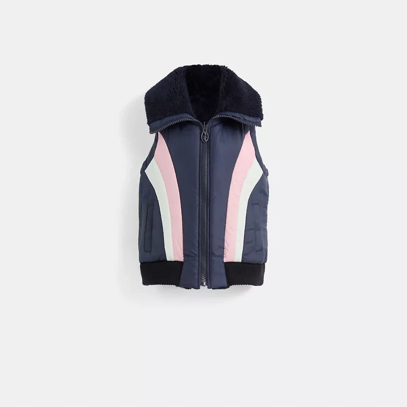 Restored Reversible Shearling Vest