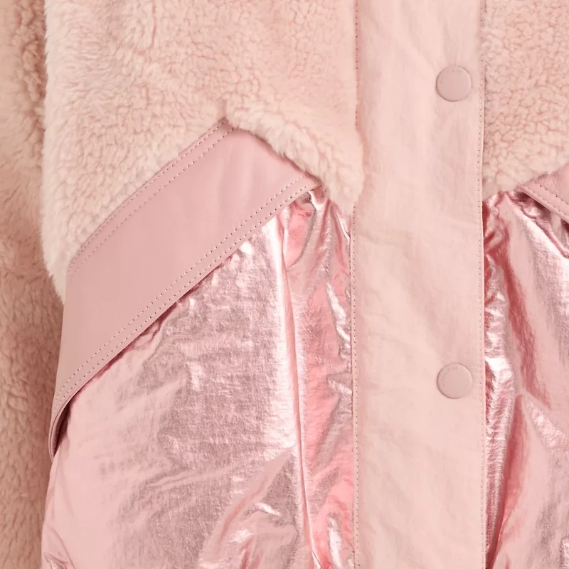 Restored Pieced Fleece Jacket