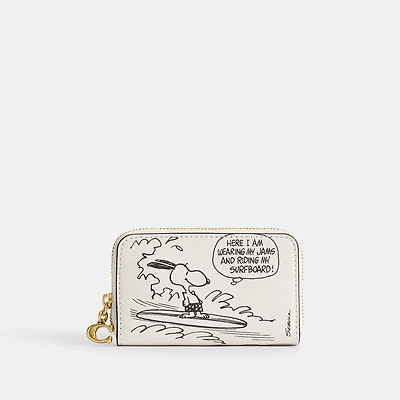 Essential Small Zip Around Card Case With Quilting