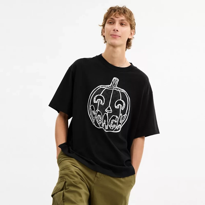 Pumpkin Relaxed T Shirt Organic Cotton