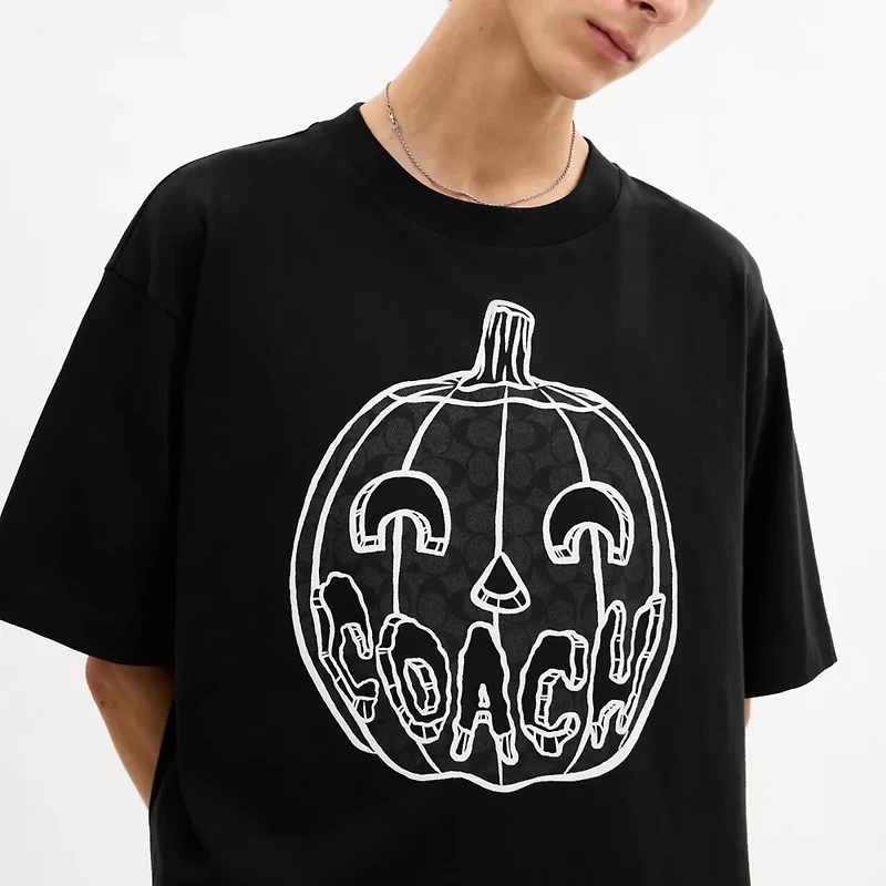 Pumpkin Relaxed T Shirt Organic Cotton