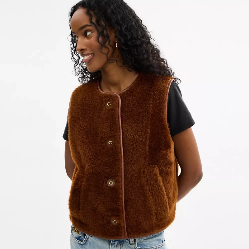 Shearling Vest