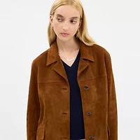 Sculpted C Suede Jacket