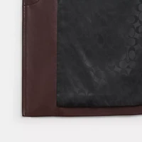 Leather Balmacaan