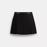 Sculpted C Pleated Skirt Recycled Polyester