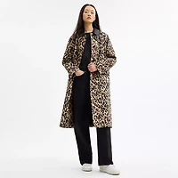 Leopard Print Balmacaan