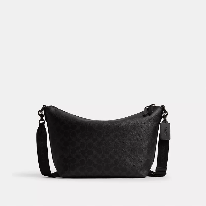 Top Zip Messenger Bag In Signature Canvas