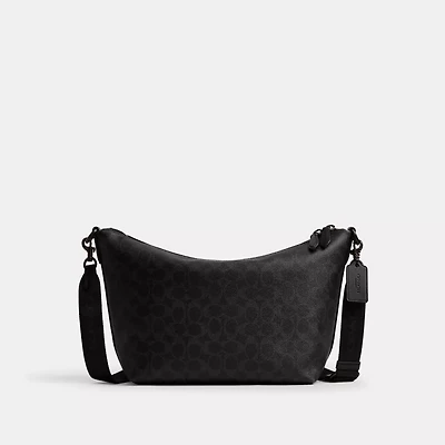 Top Zip Messenger Bag In Signature Canvas