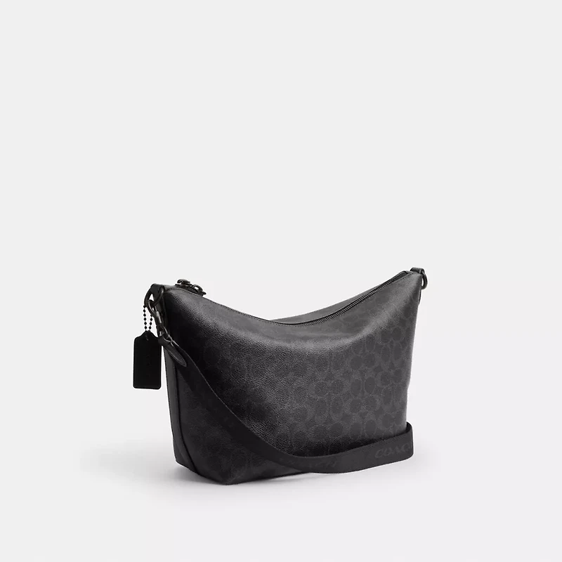 Top Zip Messenger Bag In Signature Canvas