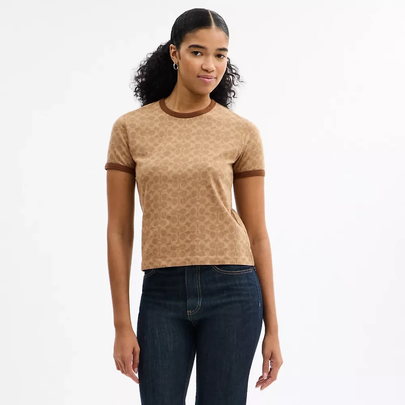 Signature Ringer T Shirt