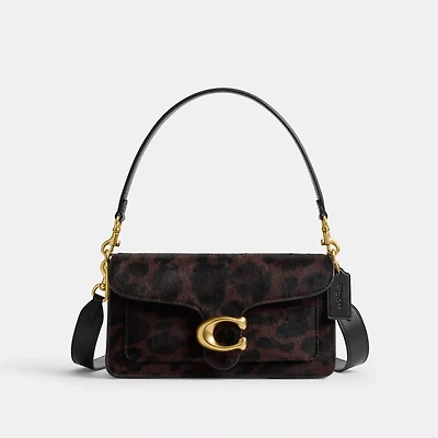 Tabby Shoulder Bag 26 In Haircalf With Leopard Print
