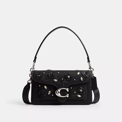 Tabby Shoulder Bag 26 With Crystal Embellishment
