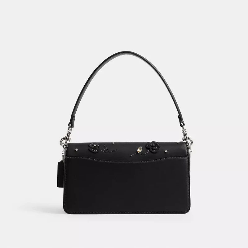 Tabby Shoulder Bag 26 With Crystal Embellishment