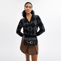 Tabby Shoulder Bag 26 With Crystal Embellishment