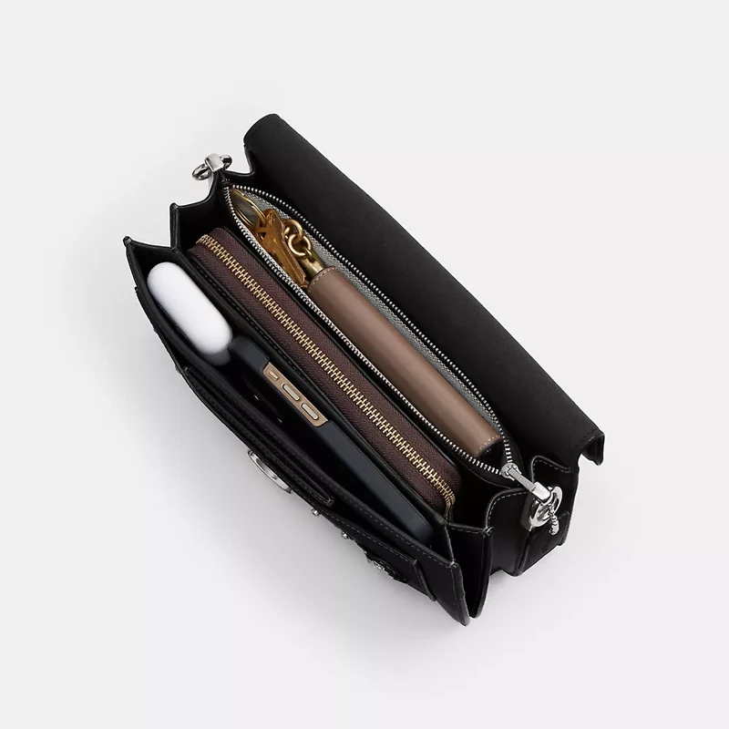 Tabby Shoulder Bag 26 With Crystal Embellishment