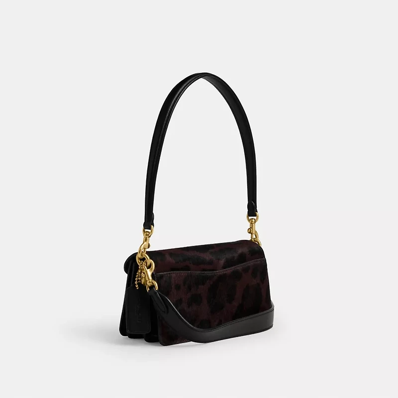 Tabby Shoulder Bag 20 In Haircalf With Leopard Print