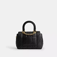 Tabby Top Handle Bag With Quilting