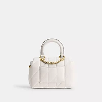 Tabby Top Handle Bag With Quilting