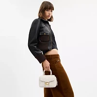 Tabby Top Handle Bag With Quilting