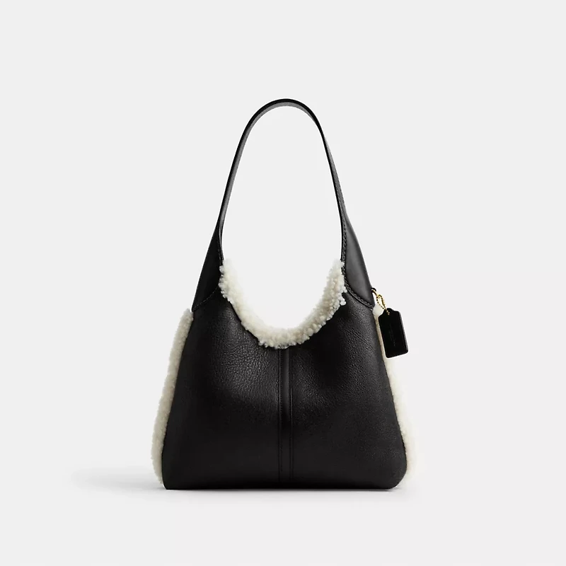 Brooklyn Shoulder Bag 28 In Shearling