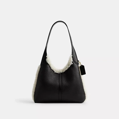 Brooklyn Shoulder Bag 28 In Shearling