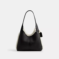 Brooklyn Shoulder Bag 28 In Shearling