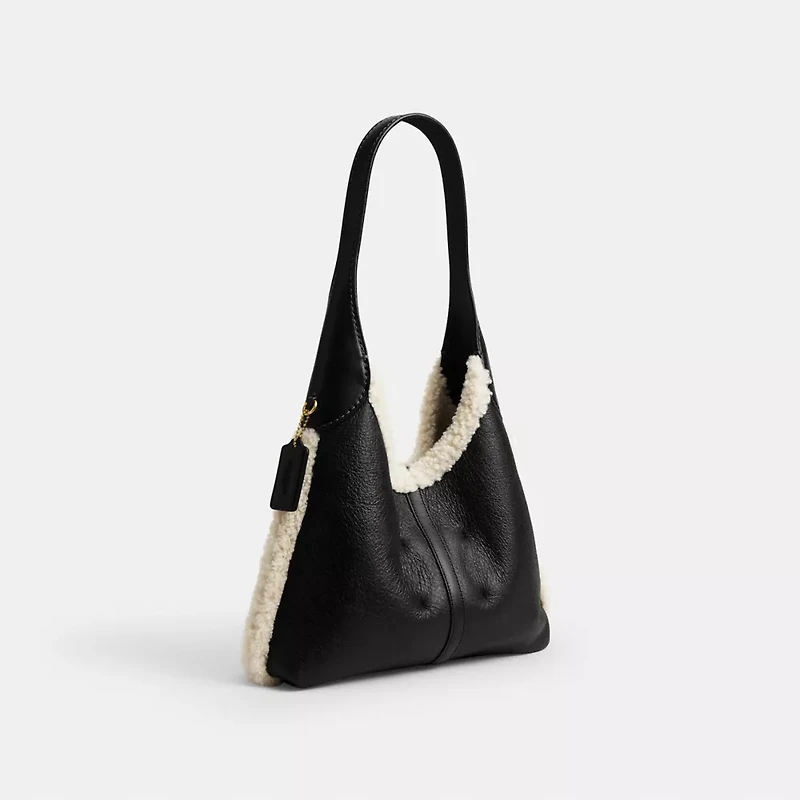 Brooklyn Shoulder Bag 28 In Shearling