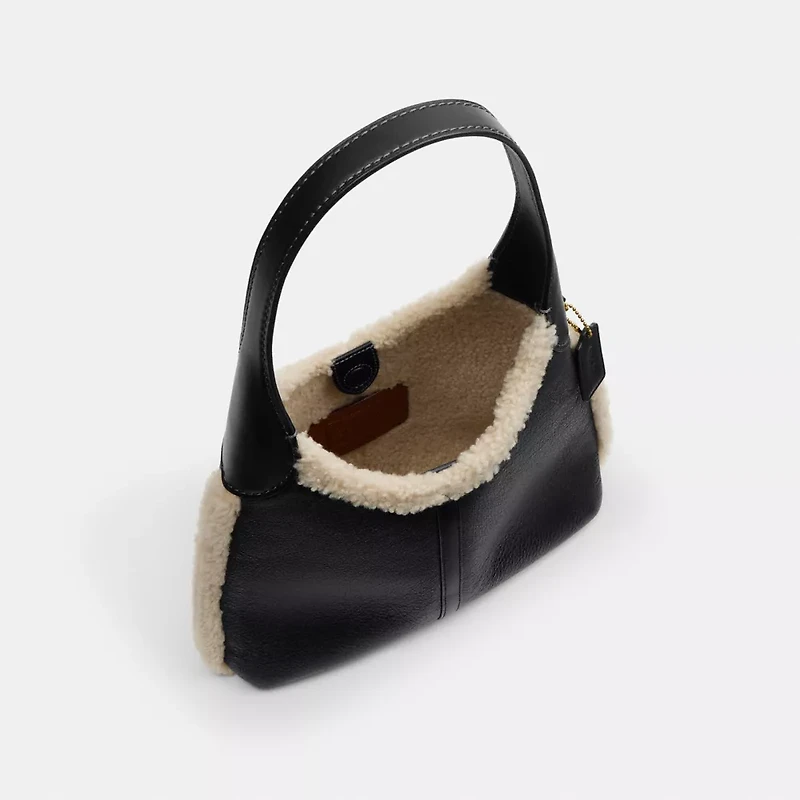 Brooklyn Shoulder Bag 28 In Shearling