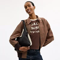 Brooklyn Shoulder Bag 28 In Shearling