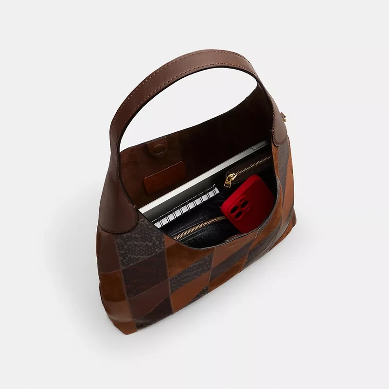 Brooklyn Shoulder Bag 39 With Snakeskin Patchwork
