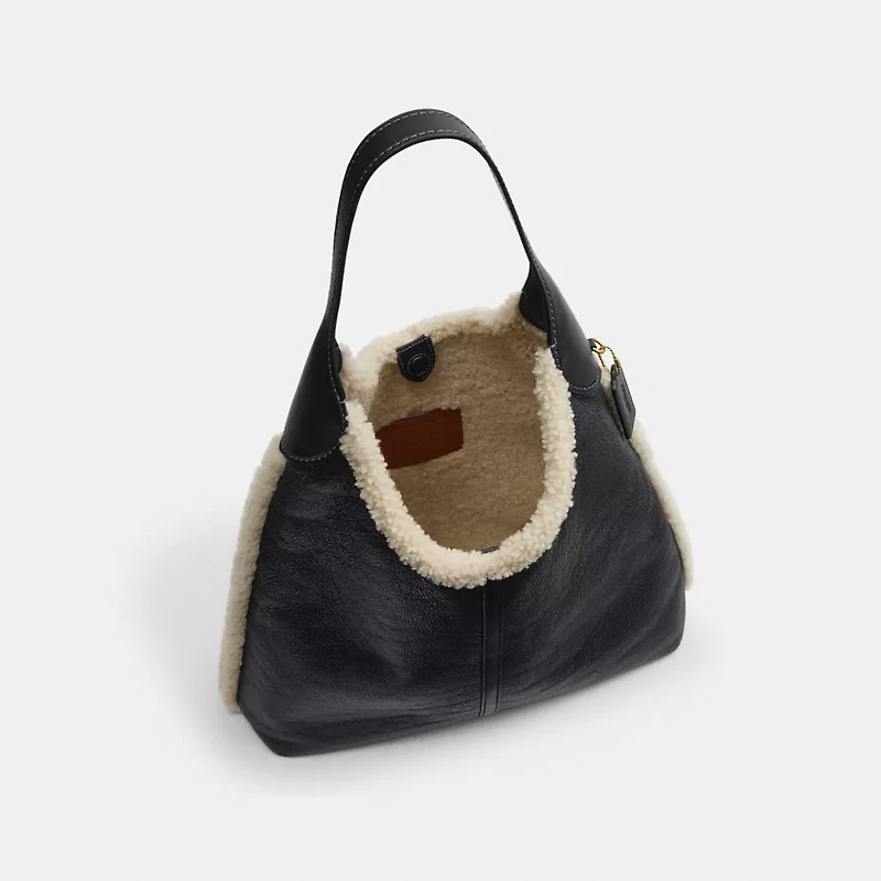 Brooklyn Shoulder Bag 39 In Shearling