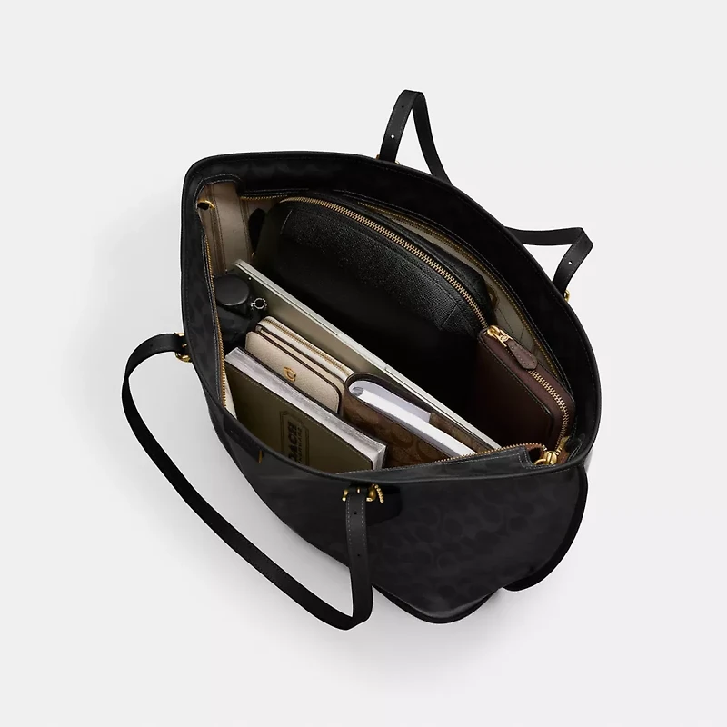 Taxi Tote Bag In Signature Canvas