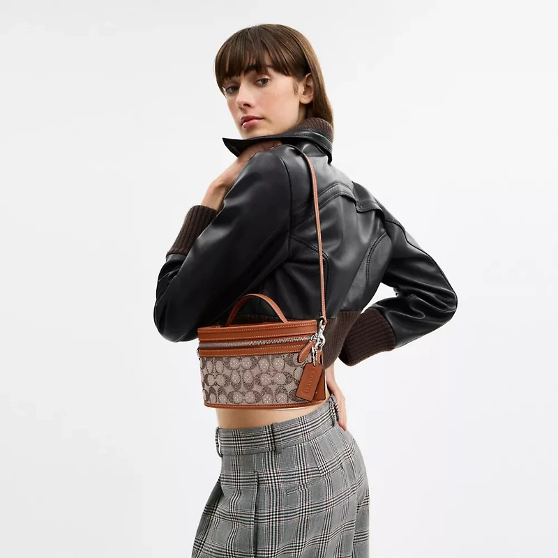 Trail Bag In Crystal Signature Jacquard